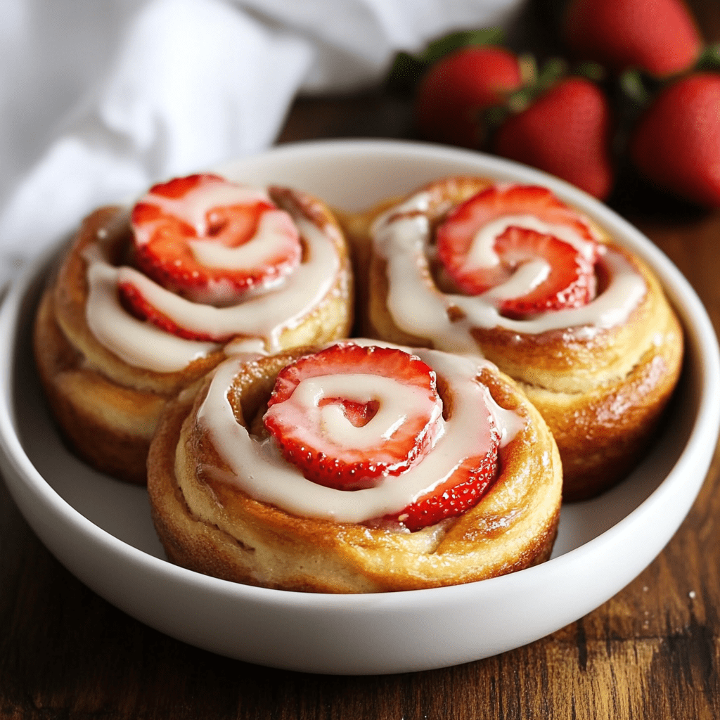 Strawberry Cinnamon Rolls