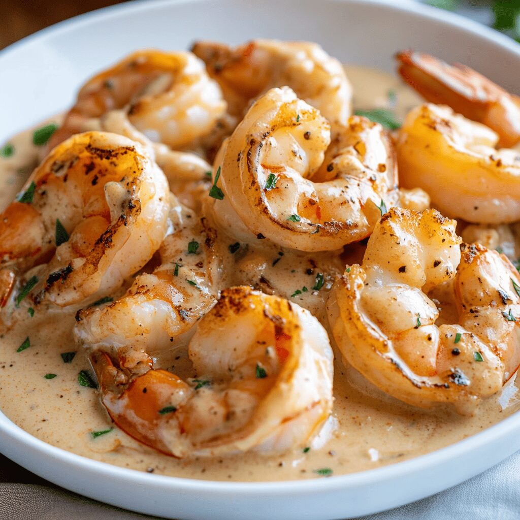 Easy Creamy Garlic Shrimp