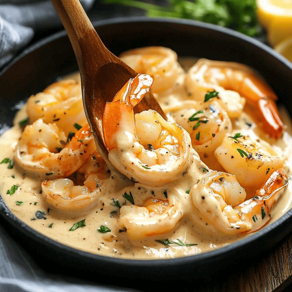 Creamy Garlic Shrimp