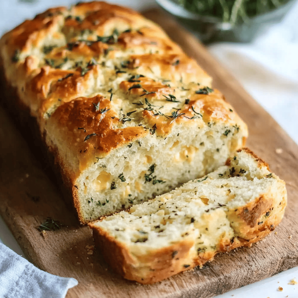 No-Yeast Herb Cheese Bread