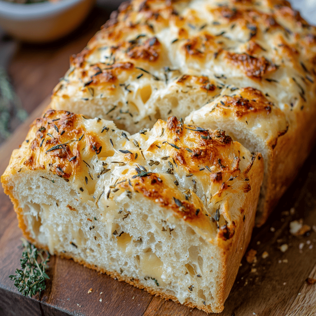 No-Yeast Herb Cheese Bread