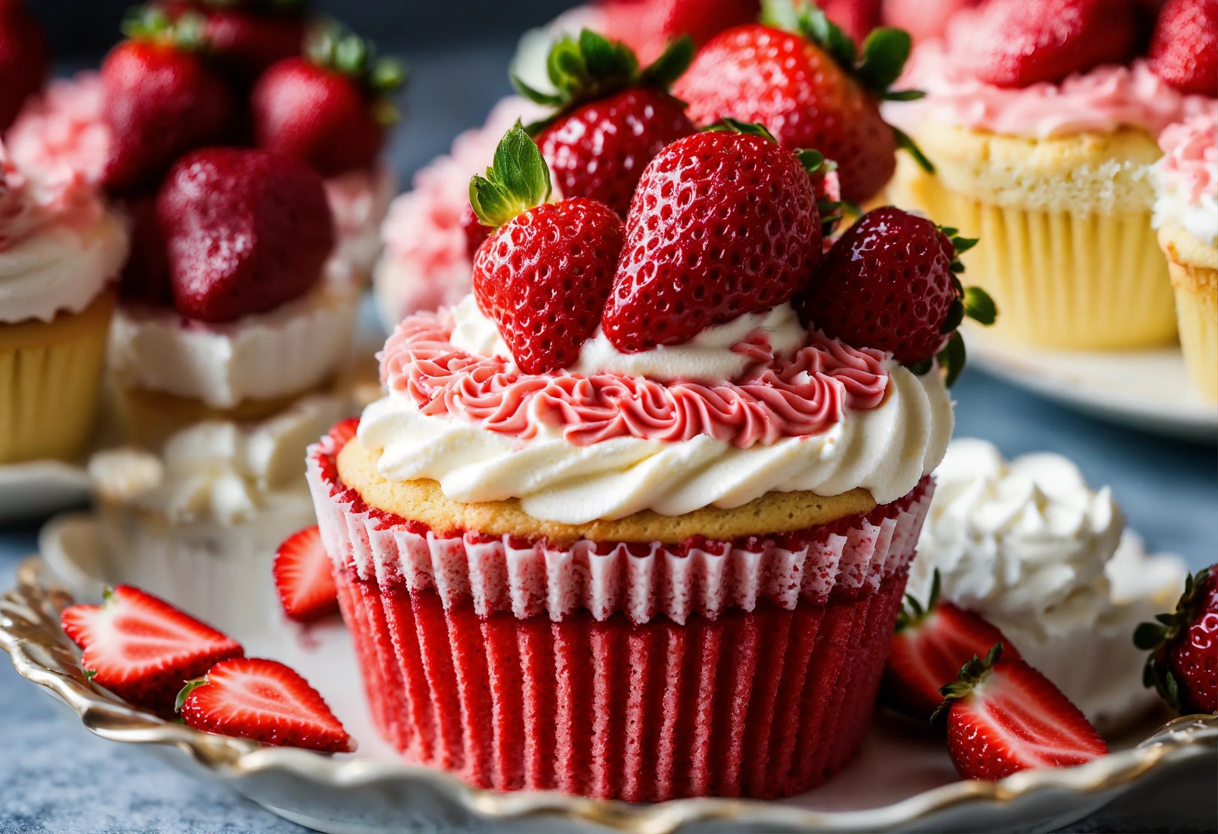 strawberry Shortcake Cupcake