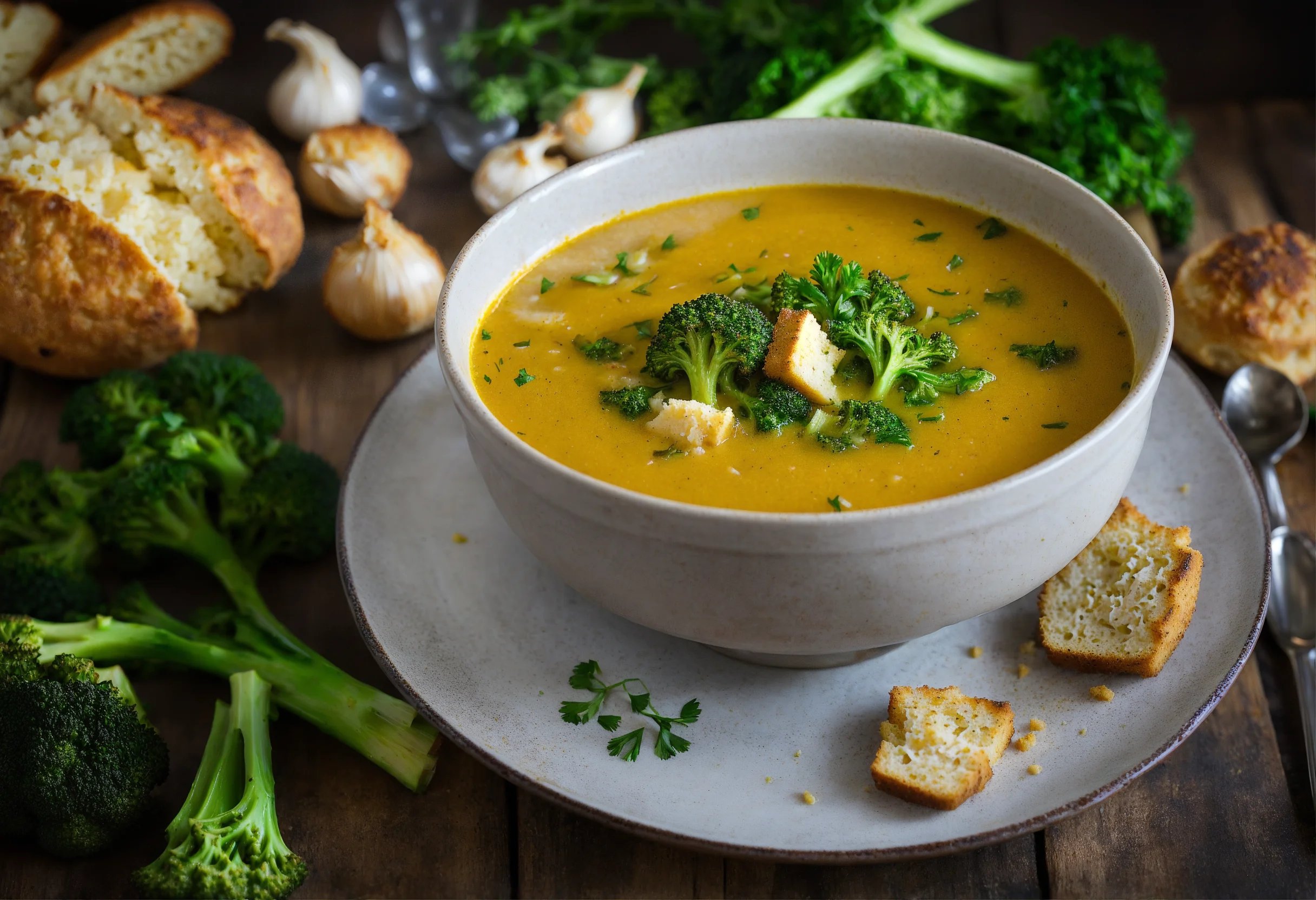 Roasted Broccoli Soup