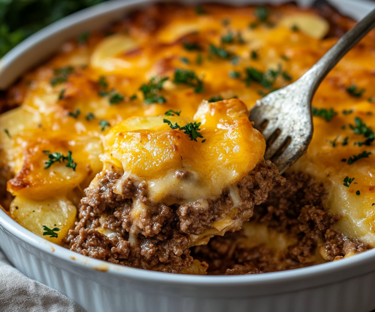 Hamburger Potato Casserole