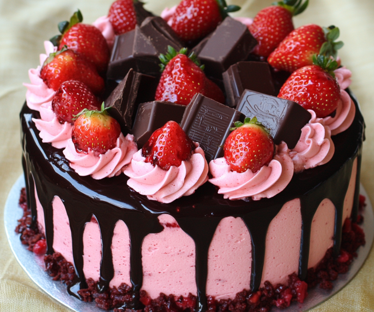 Strawberry Chocolate Cake