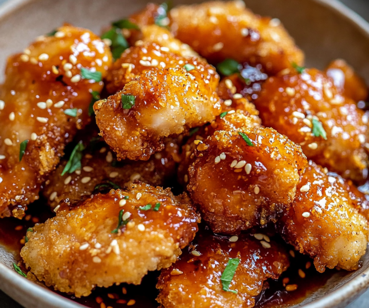 Baked Crunchy Hot Honey Chicken