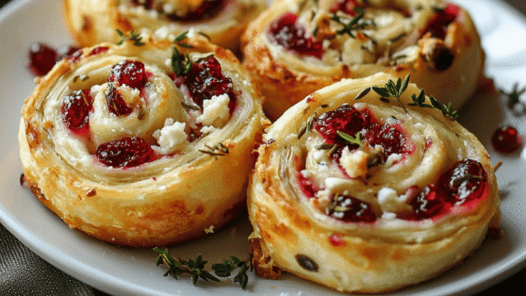 cranberry feta pinwheel