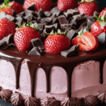 STRAWBERRY CHOCOLATE CAKE