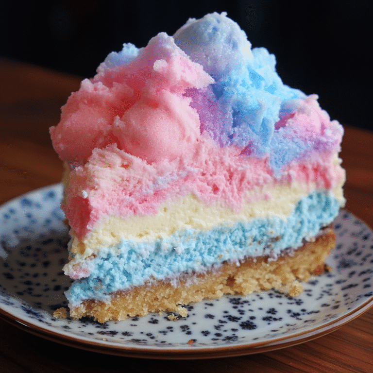 Cotton Candy Cheesecake