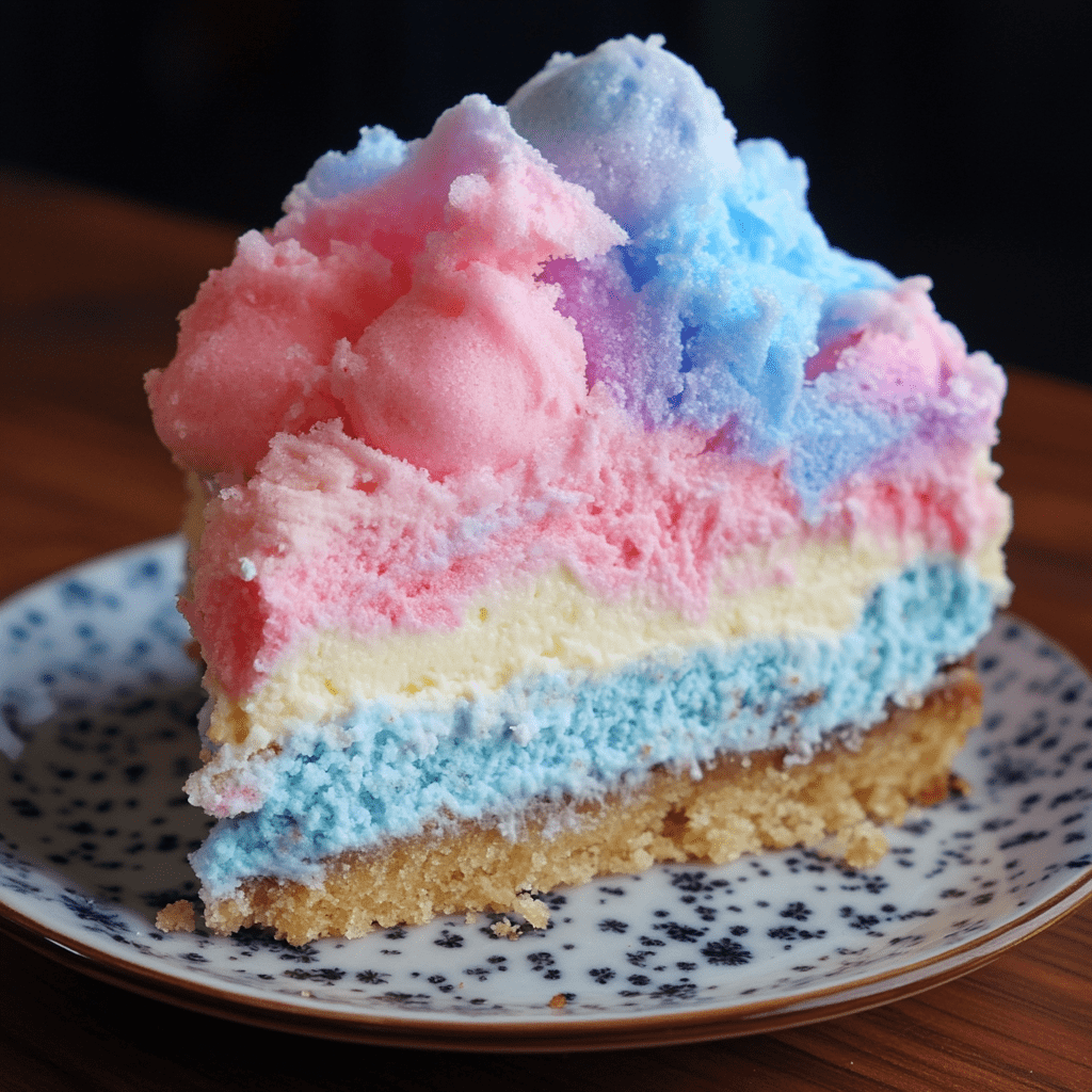 Cotton Candy Cheesecake