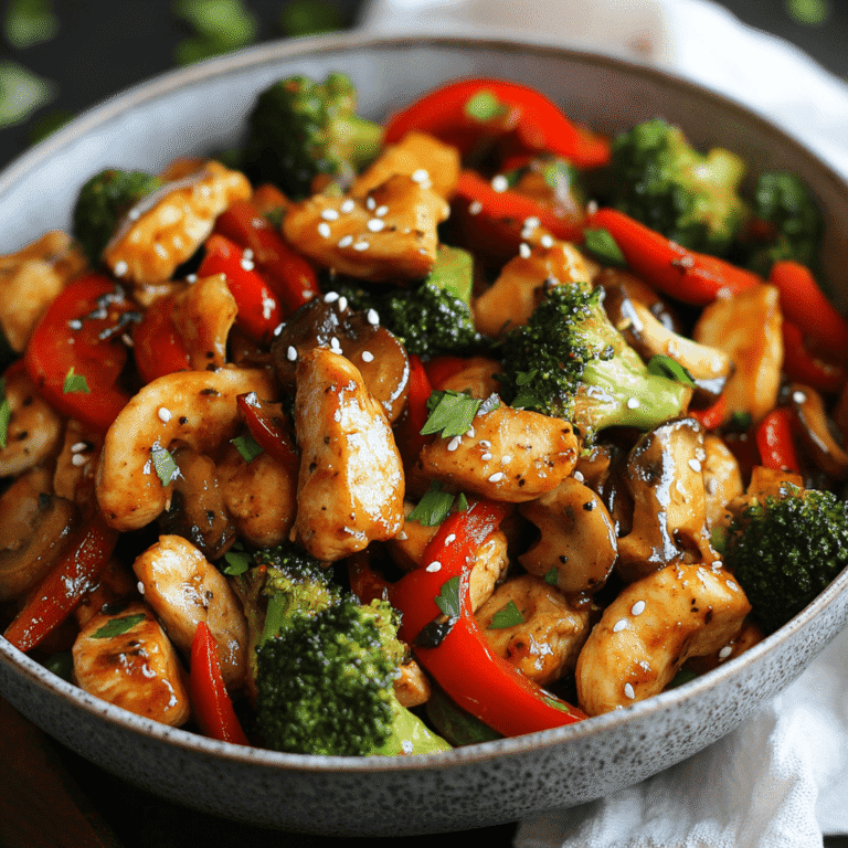 Easy Chicken Veggie Stir Fry