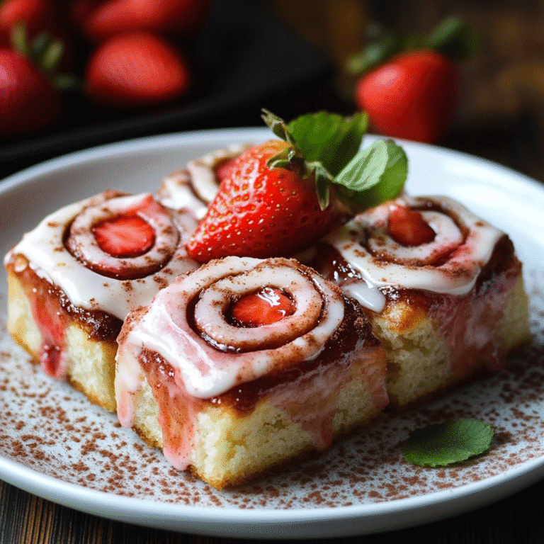 Strawberry Cinnamon Rolls