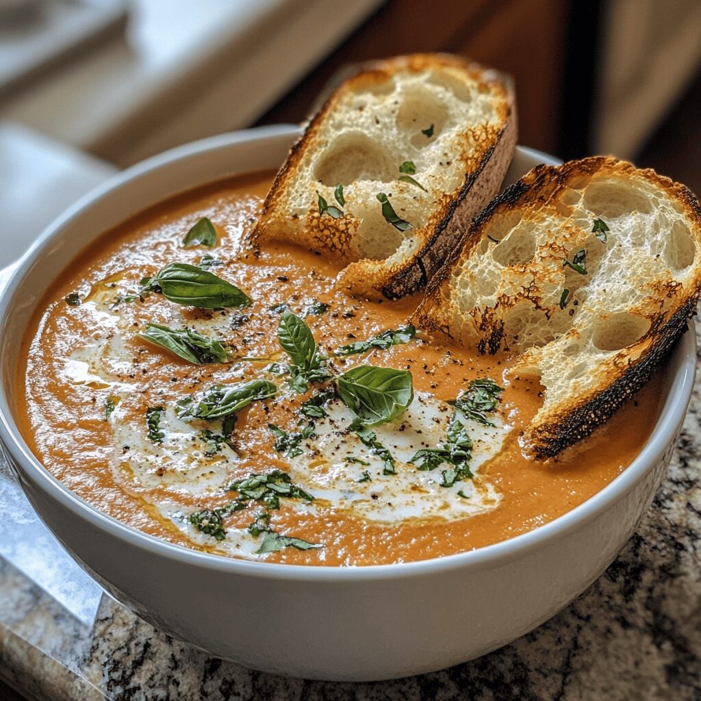 Creamy Tomato Basil Soup