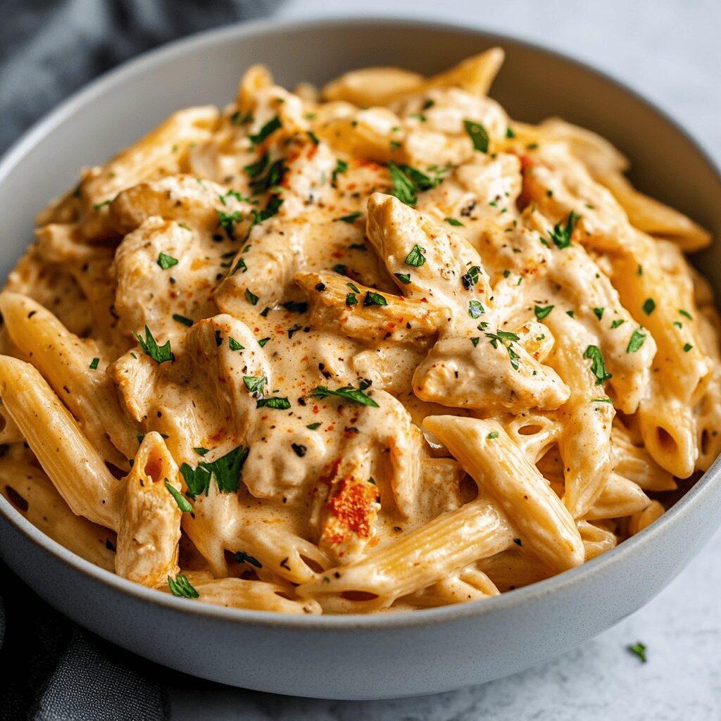 Homemade Chicken Alfredo Pasta