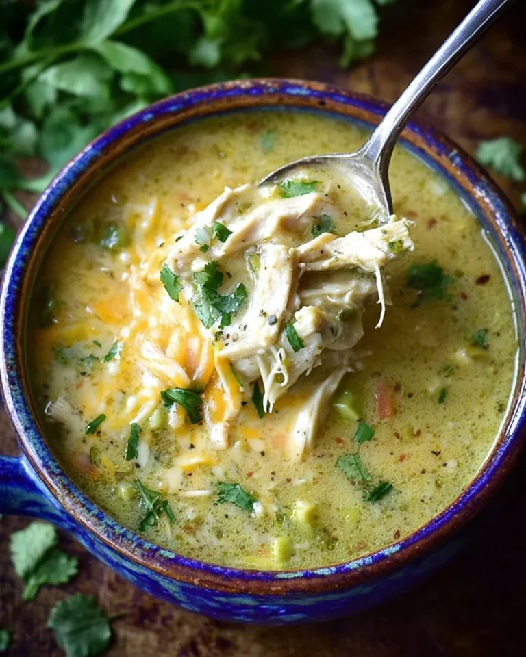 Green Enchilada Chicken Soup
