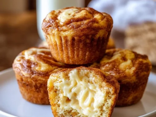 Keto Cinnamon Cream Cheese Muffins, low-carb and delicious breakfast option