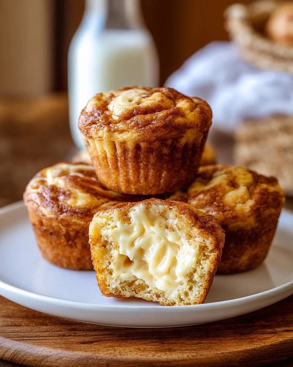 Keto Cinnamon Cream Cheese Muffins, low-carb and delicious breakfast option