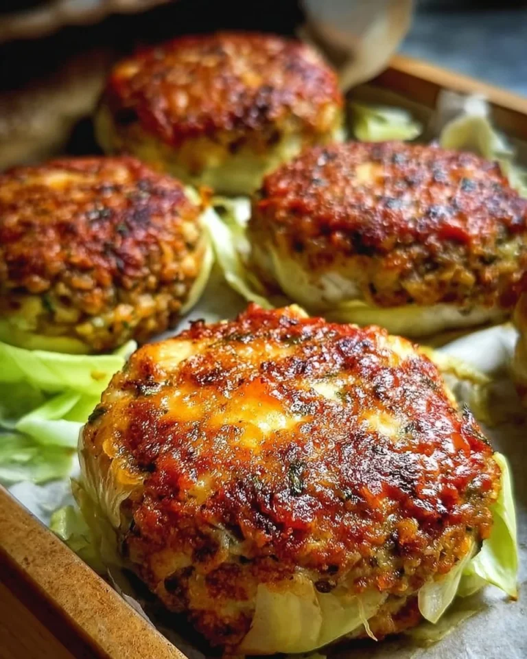Oven-Baked Cabbage Burgers