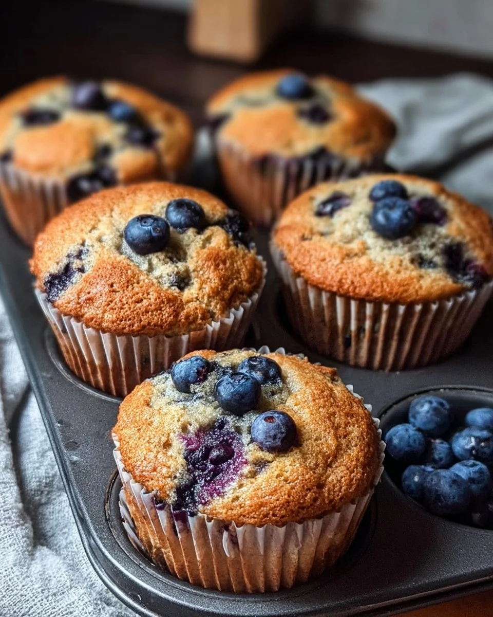 Keto Blueberry Muffins on a plate, perfect for a low-carb diet