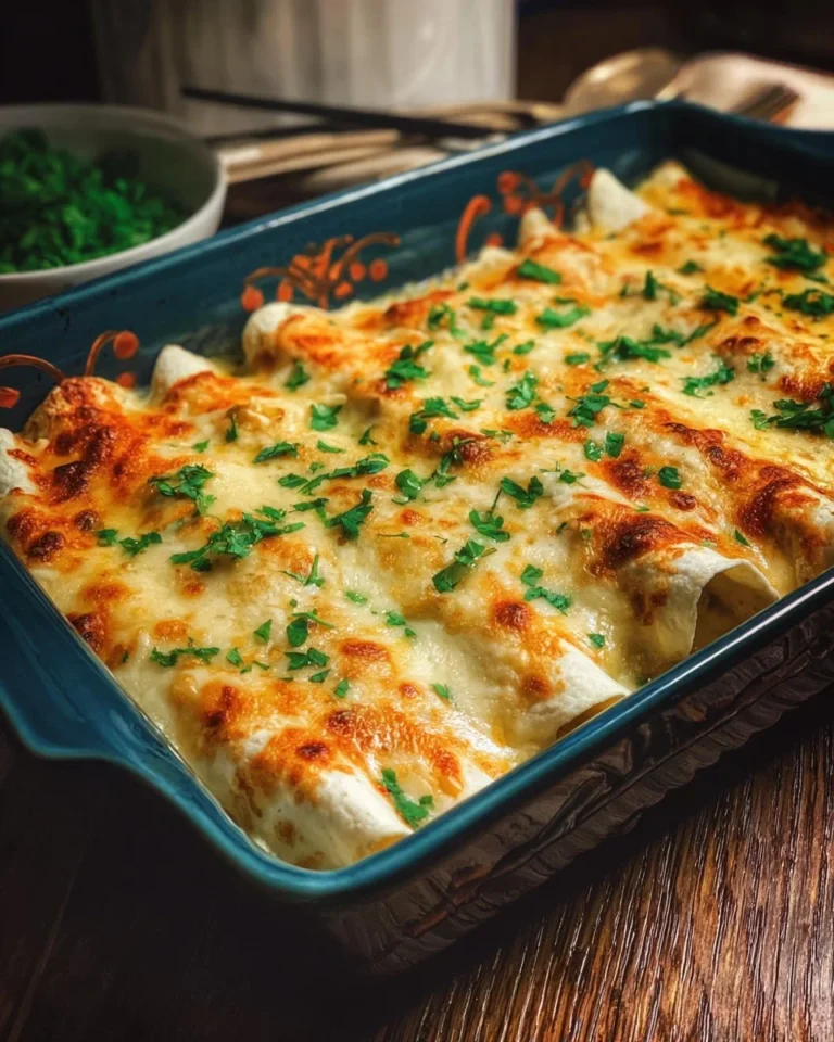 Low Carb White Chicken Enchiladas