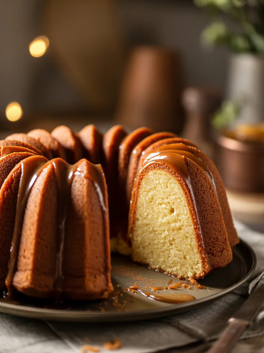 salted caramel kentucky butter cake