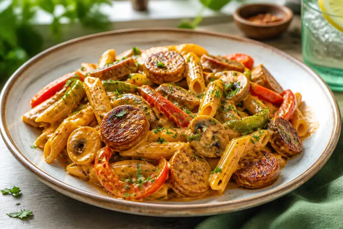 7 Easy Steps to Make One-Pot Creamy Spicy Cajun Sausage Pasta