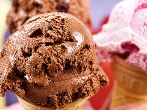 Ice cream cones and dishes celebrating National Ice Cream Day 2026 on July 19.