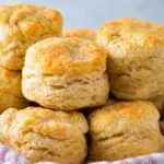 Three easy ingredients for fluffy homemade biscuits