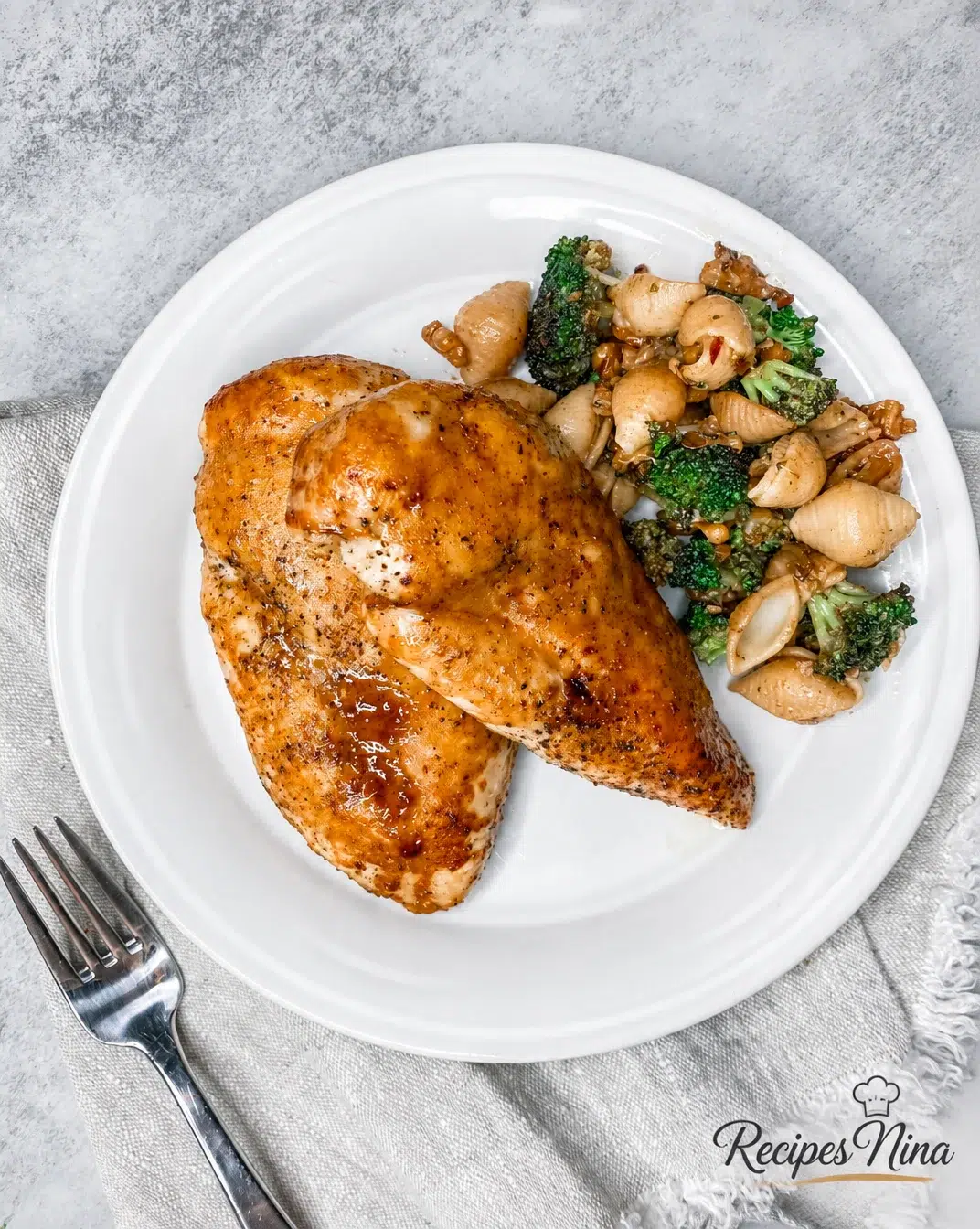 30 Minute Honey Mustard Glazed Chicken recipe for a quick dinner