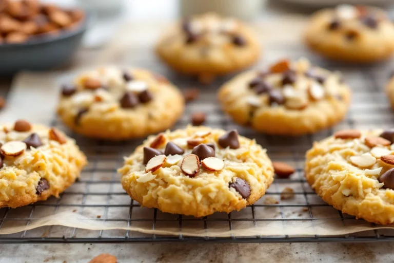 4-Ingredient Almond Joy Cookies