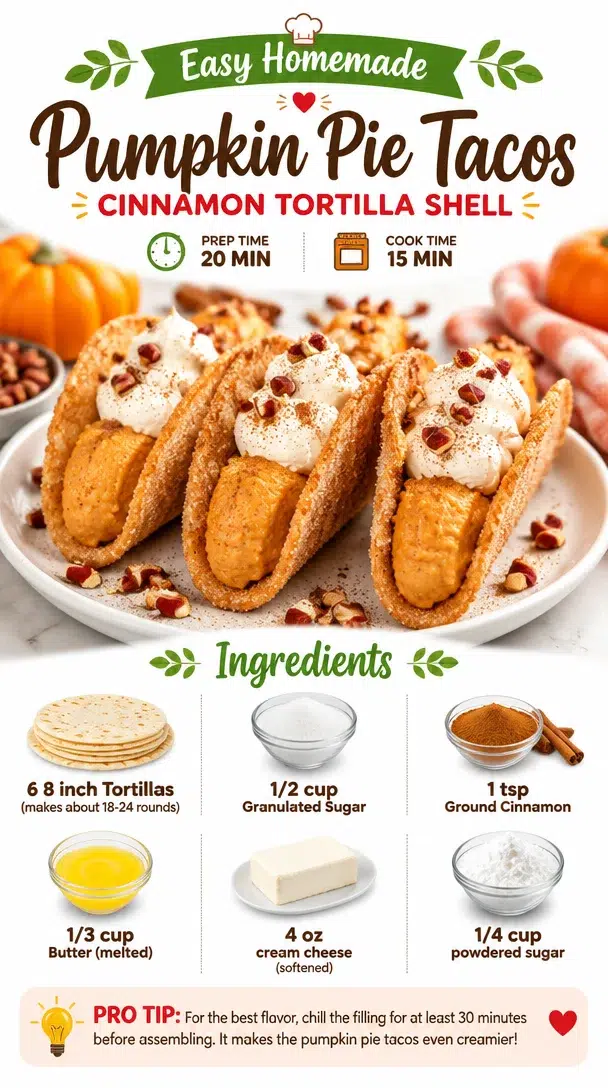 Pumpkin Pie Tacos