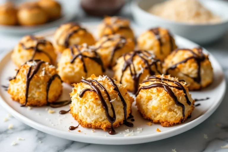 4 Ingredient Vegan Coconut Macaroons (Paleo & Healthy)